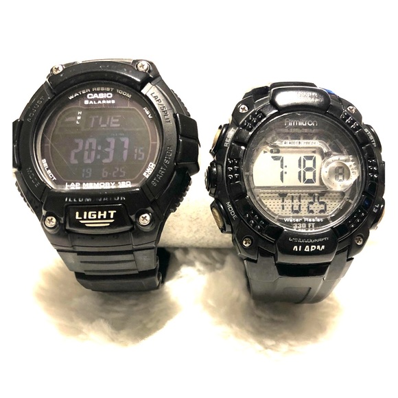 Black Armitron and Casio Watches - Picture 1 of 5